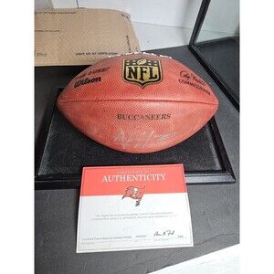 Official Gameball Signed By Cornerback Vernon Hargreaves Of The Tampa Bay...